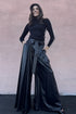 Salinger Wide Leg Pant - Faux Leather